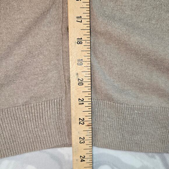 Gap Tan Cashmere Sweater Cardigan Women's Size M - Picture 8 of 11